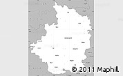 Gray Simple Map of Bijapur