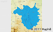 Political Map of Chitradurga, physical outside