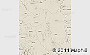 Shaded Relief Map of Chitradurga
