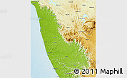 Physical 3D Map of Dakshin Kannad