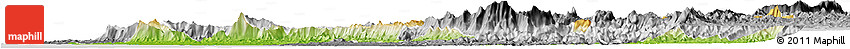 Physical Horizon Map of Dakshin Kannad, desaturated
