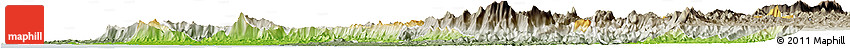 Physical Horizon Map of Dakshin Kannad, semi-desaturated