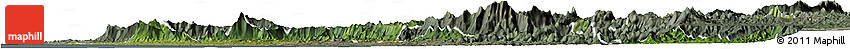Satellite Horizon Map of Dakshin Kannad, semi-desaturated