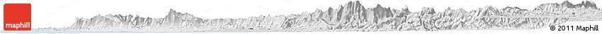 Silver Style Horizon Map of Dakshin Kannad