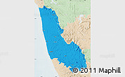 Political Map of Dakshin Kannad, lighten