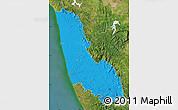 Political Map of Dakshin Kannad, satellite outside