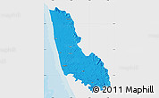 Political Map of Dakshin Kannad, single color outside