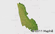 Satellite Map of Dakshin Kannad, cropped outside
