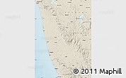 Shaded Relief Map of Dakshin Kannad