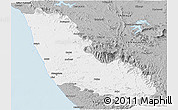 Gray Panoramic Map of Dakshin Kannad