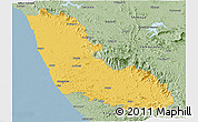 Savanna Style Panoramic Map of Dakshin Kannad