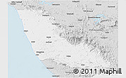 Silver Style Panoramic Map of Dakshin Kannad