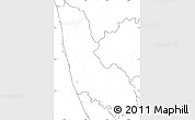Blank Simple Map of Dakshin Kannad, no labels
