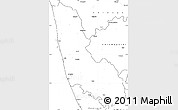 Blank Simple Map of Dakshin Kannad