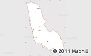 Classic Style Simple Map of Dakshin Kannad, cropped outside