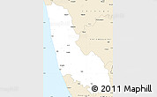 Classic Style Simple Map of Dakshin Kannad