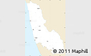 Classic Style Simple Map of Dakshin Kannad, single color outside