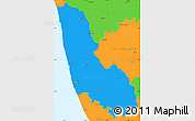 Political Simple Map of Dakshin Kannad