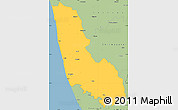 Savanna Style Simple Map of Dakshin Kannad
