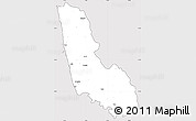 Silver Style Simple Map of Dakshin Kannad, cropped outside
