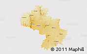 Physical 3D Map of Kolar, cropped outside