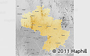 Physical 3D Map of Kolar, desaturated