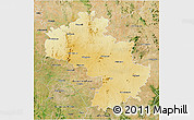 Physical 3D Map of Kolar, satellite outside