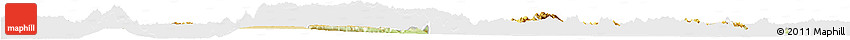 Physical Horizon Map of Mysore, single color outside