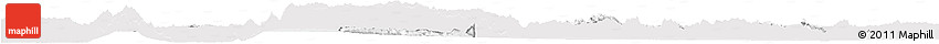 Silver Style Horizon Map of Mysore, single color outside