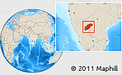Shaded Relief Location Map of Raichur