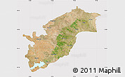 Satellite Map of Raichur, cropped outside