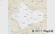 Classic Style Map of Shimoga