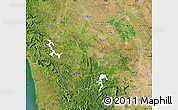 Satellite Map of Shimoga