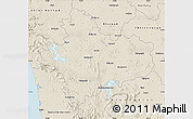 Shaded Relief Map of Shimoga