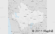 Silver Style Map of Shimoga