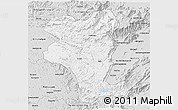 Silver Style 3D Map of Idukki