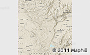 Shaded Relief Map of Idukki