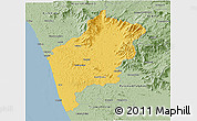 Savanna Style 3D Map of Malappuram