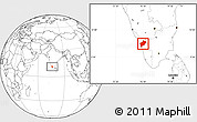 Blank Location Map of Malappuram