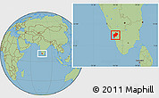 Savanna Style Location Map of Malappuram