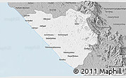 Gray 3D Map of Thiruvananthapuram (Triv)