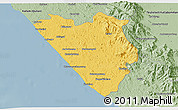 Savanna Style 3D Map of Thiruvananthapuram (Triv)