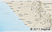 Shaded Relief 3D Map of Thiruvananthapuram (Triv)