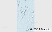 Silver Style 3D Map of Laccadive Islands, single color outside