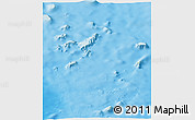 Physical Panoramic Map of Lakshadweep, single color outside