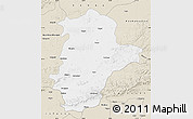 Classic Style Map of East Nimar (Khandwa)