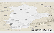 Classic Style Panoramic Map of East Nimar (Khandwa)