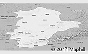 Gray Panoramic Map of East Nimar (Khandwa)