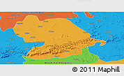Political Panoramic Map of Indore