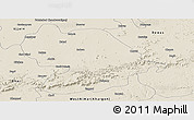 Shaded Relief Panoramic Map of Indore